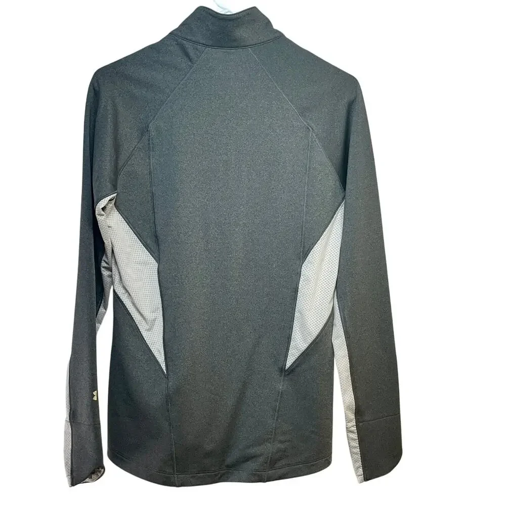 Minnesota Twins 1/4 Zip Pullover Womens XS Gray Under Armour Polyester Cold Gear